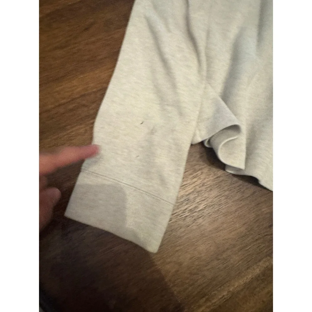 Polo Ralph Lauren Mens XL‎ Quarter Zip Pullover Tan Cotton Sweater Heather Logo
